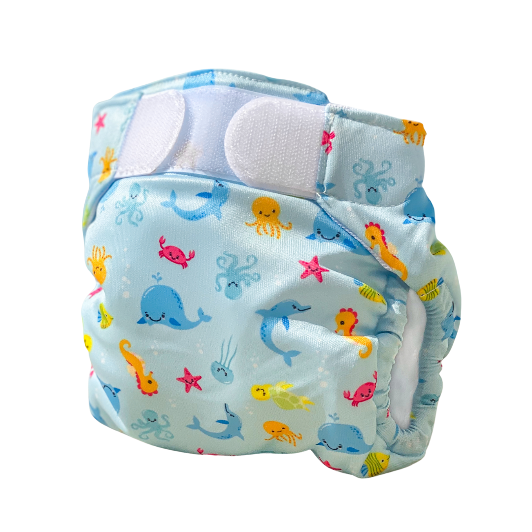 BUNDLE: SWIMTRAINER Red + Nappy Blue