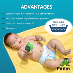 BUNDLE: SWIMTRAINER Red + Nappy Blue
