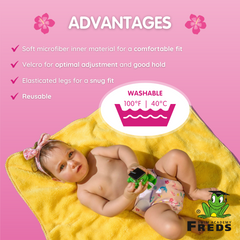 BUNDLE: SWIMTRAINER Red + Nappy Pink