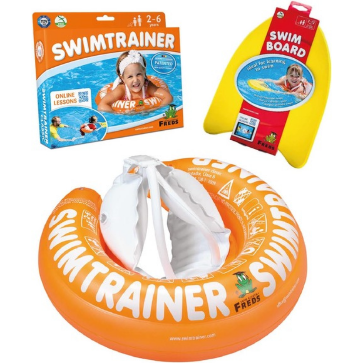 BUNDLE: SWIMTRAINER Orange + Swim Board
